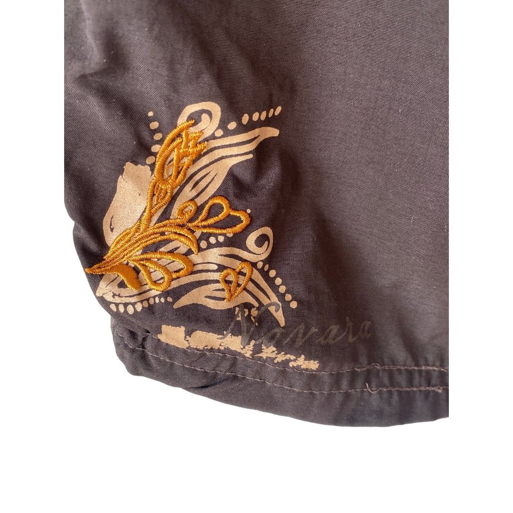 Novara Cycling Shorts w/ Full Seat Inner Padded Liner Embroidered M Black - Picture 3 of 12